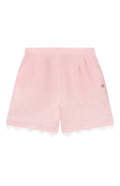 Льняные шорты ERMANNO SCERVINO, арт. Z1G414