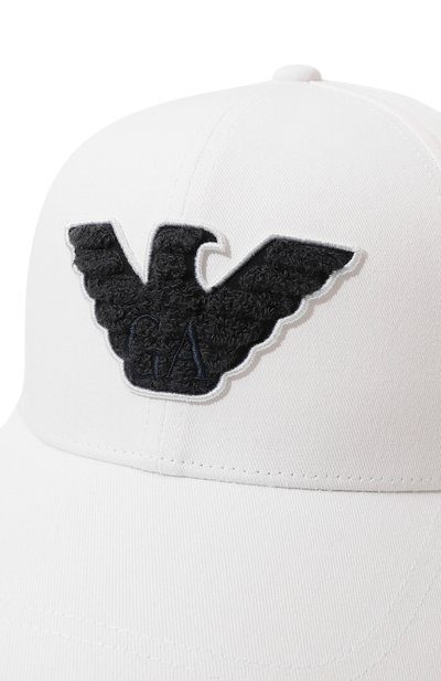 Хлопковая бейсболка EMPORIO ARMANI, арт. 237194/3R496, фото 4