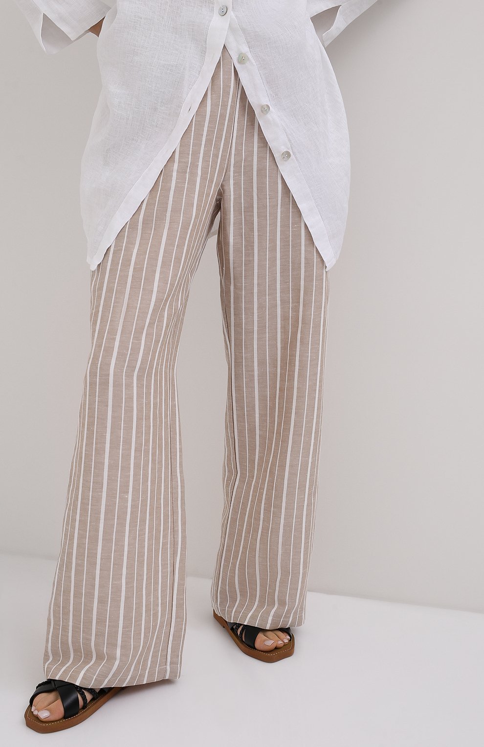 Льняные брюки LA FABBRICA DEL LINO, арт. 00102, фото 3