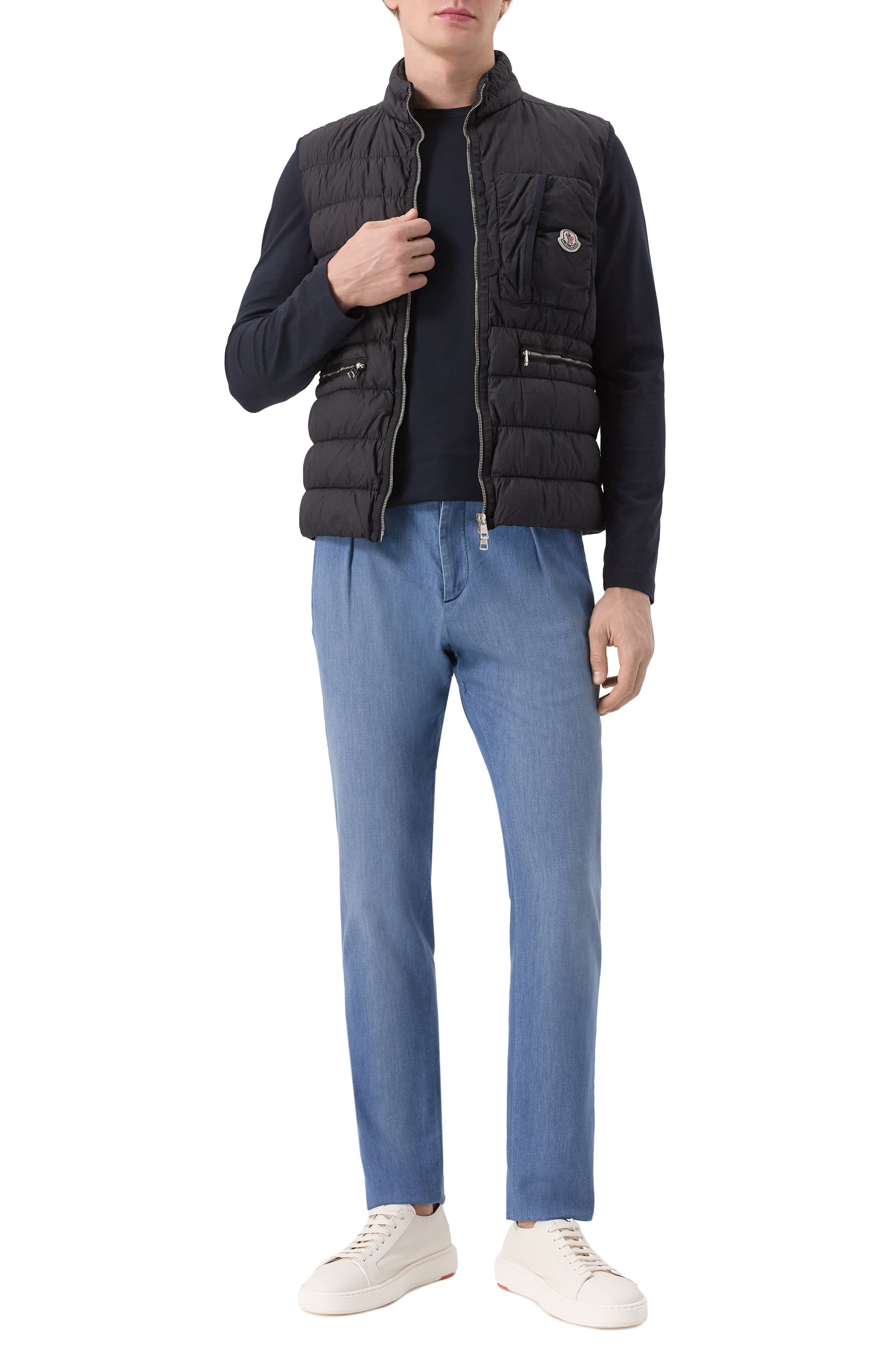 Брюки из хлопка и льна MARCO PESCAROLO, арт. CHIAIA/51J03, фото 2