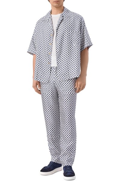 Шелковая рубашка KITON, арт. UMC028H09721, фото 2