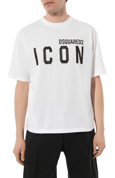 Хлопковая футболка DSQUARED2, арт. S79GC0080/S23009, фото 3