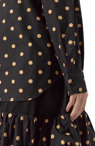 Хлопковая рубашка MOSCHINO черного цвета по цене 79950 руб., арт. A0210/5455, фото 5 Хлопковая рубашка MOSCHINO, арт. A0210/5455, фото 5