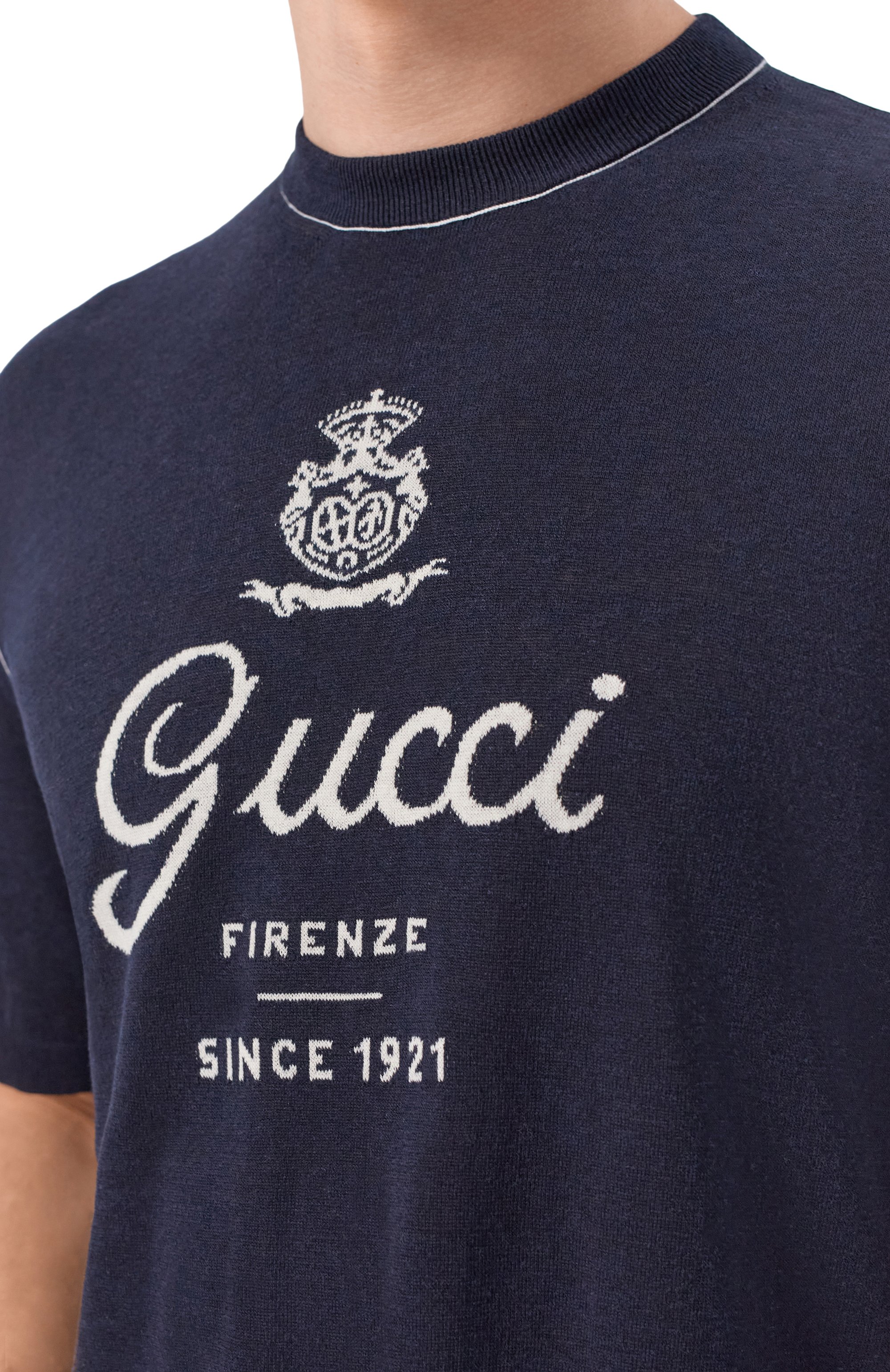 Джемпер из шелка и льна GUCCI, арт. 851828/XKFC8, фото 5