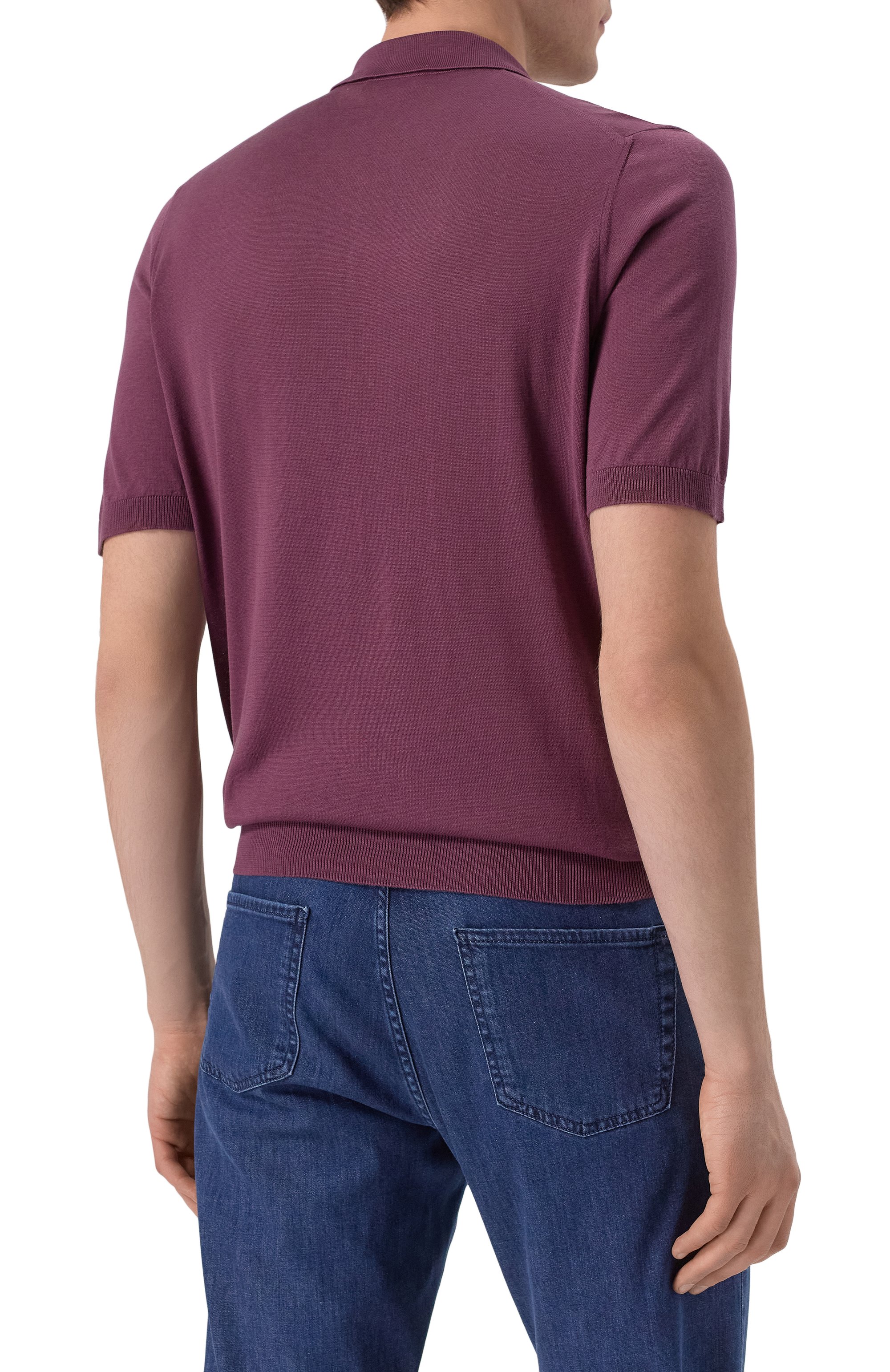 Шелковое поло GRAN SASSO, арт. 43166/23503, фото 4