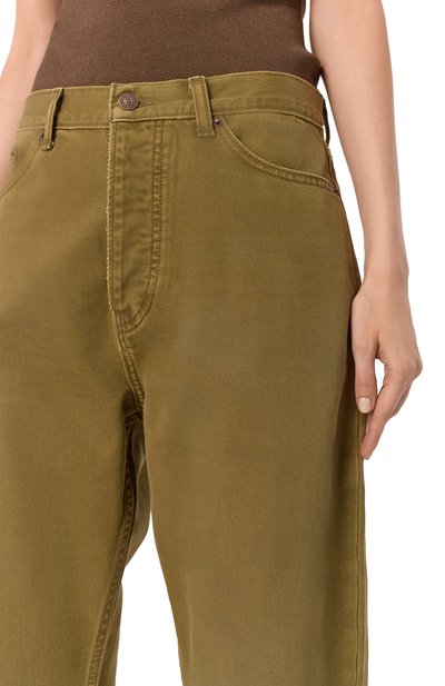 Джинсы AYA MUSE хаки цвета по цене 71650 руб., арт. AMSS2555, фото 5 Джинсы AYA MUSE, арт. AMSS2555, фото 5
