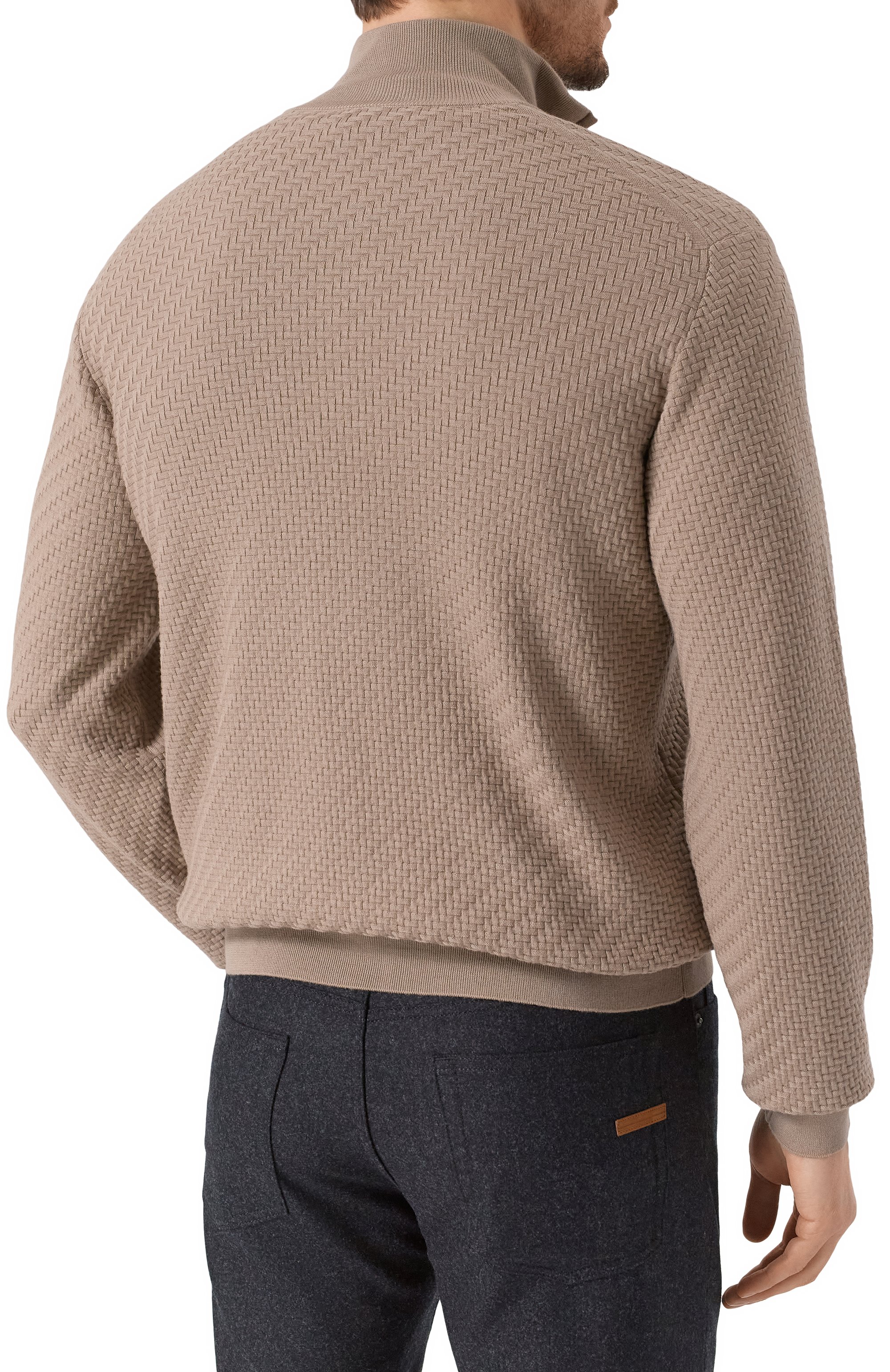 Джемпер из хлопка и шелка BRIONI, арт. UMS70L/PAK22, фото 4