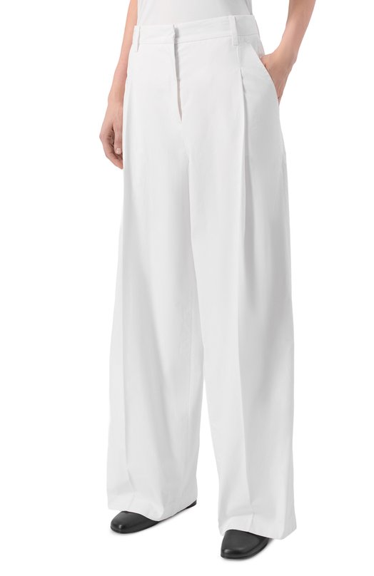 Хлопковые брюки N21 B043/0187 Белый  B043/0187 Фото 3