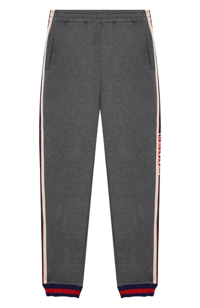 Хлопковые джогг еры с лампасами GUCCI, арт. 497950/X9L52, фото 1