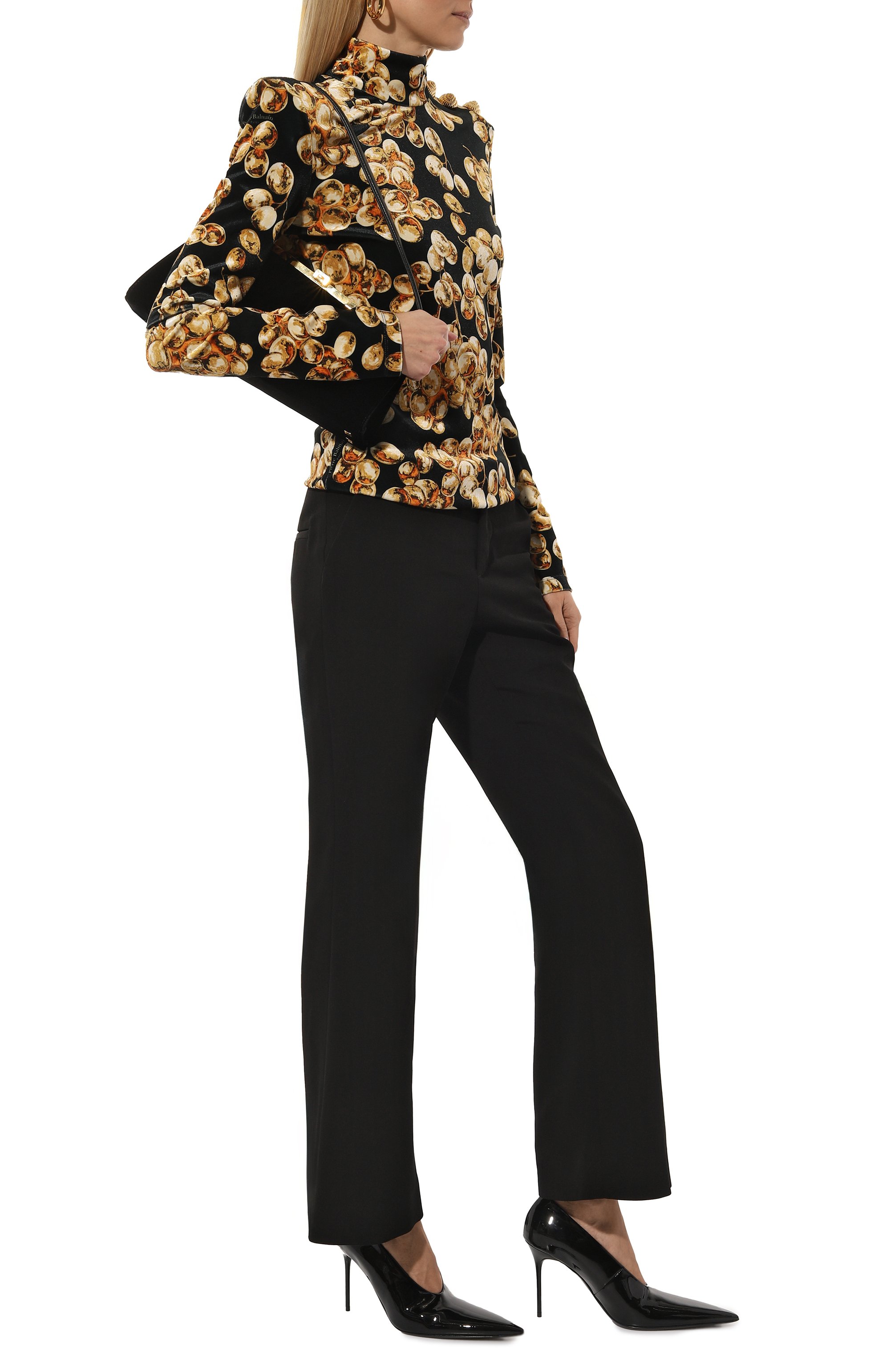 Кожаные туфли clara 95 BALMAIN, арт. BN0UA941/LPAT, фото 2