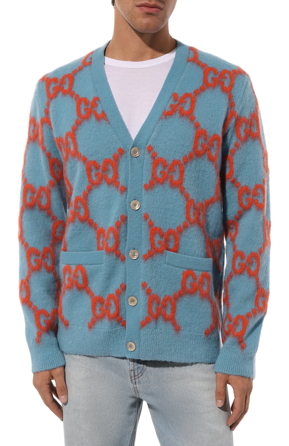 Шерстяной кардиган GUCCI, арт. 764738/XKDPB, фото 3