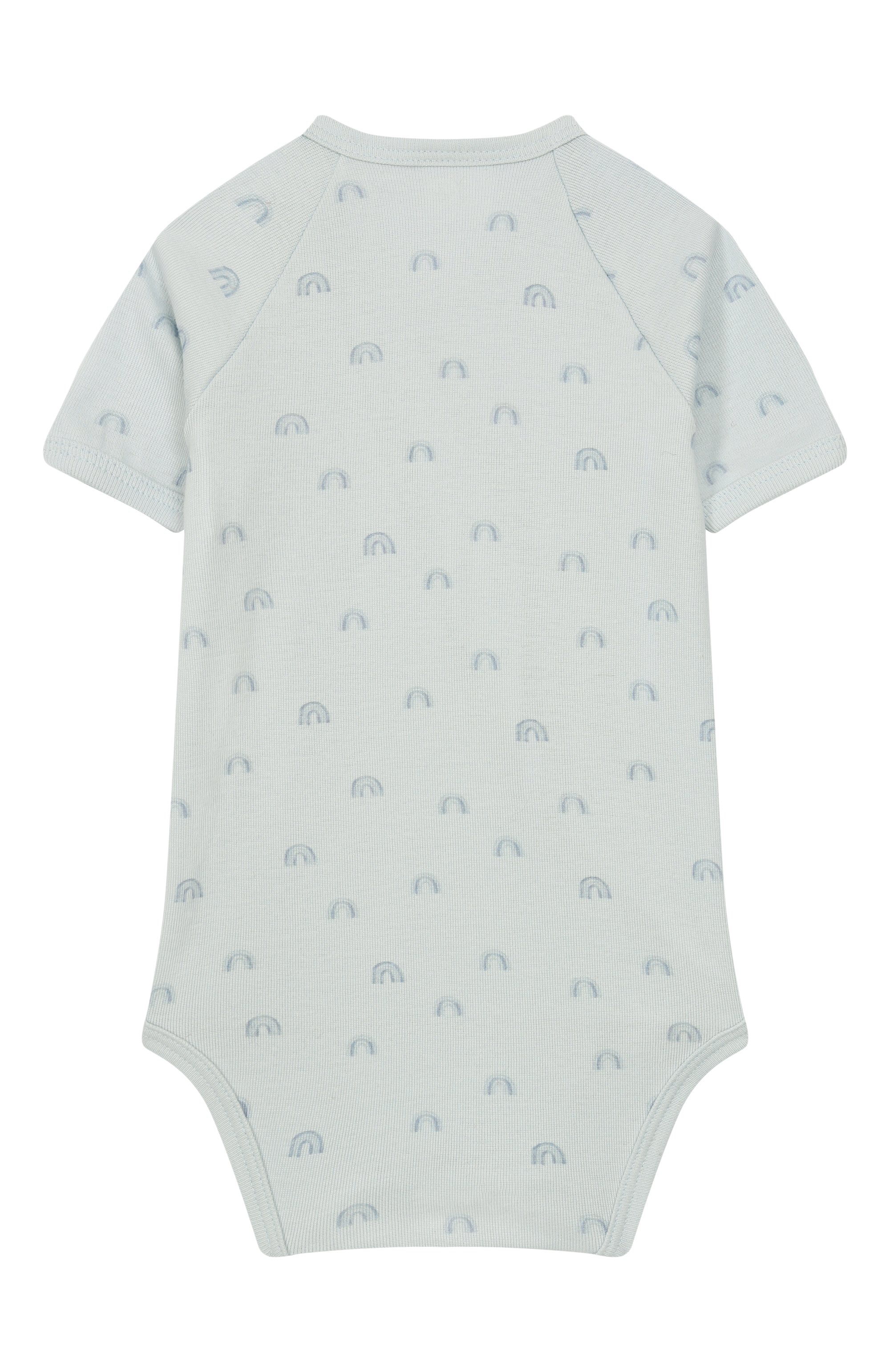 Хлопковое боди SANETTA голубого цвета по цене 2850 руб., арт. 324644, фото 2 Хлопковое боди SANETTA, арт. 324644, фото 2