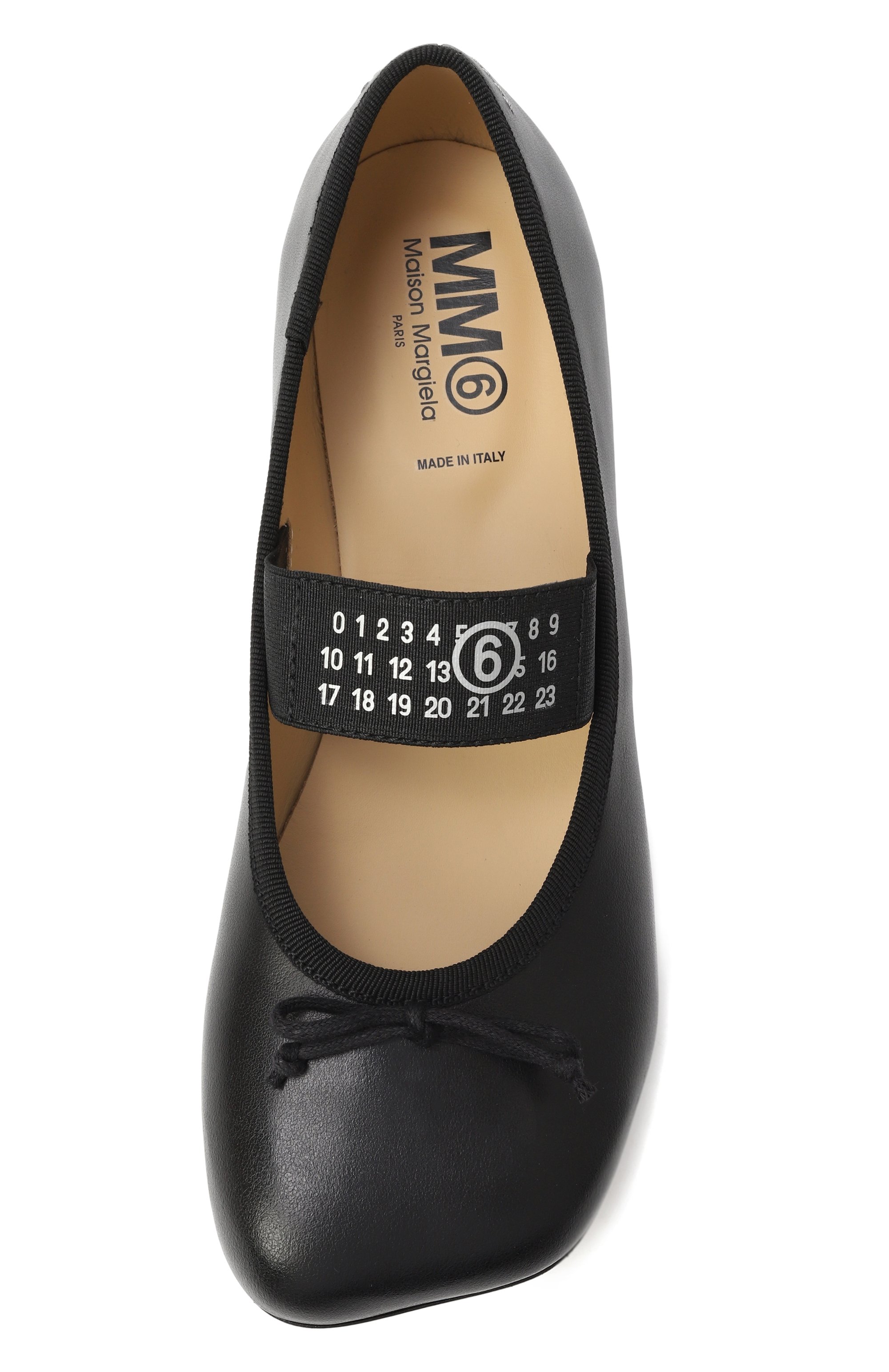 Кожаные балетки MM6, арт. 80972/VAR3/36-40, фото 4