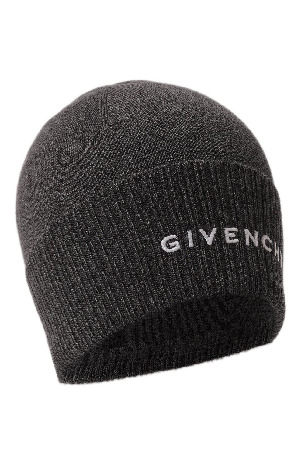 Шерстяная шапка GIVENCHY темно-серого цвета по цене 34950 руб., арт. GWCAPP/U2476, фото 1 Шерстяная шапка GIVENCHY, арт. GWCAPP/U2476, фото 1