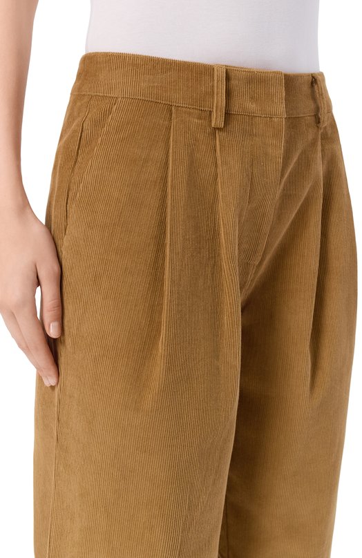 Вельветовые брюки Co 5872PCC-F25 Коричневый  5872PCC-F25 Фото 5