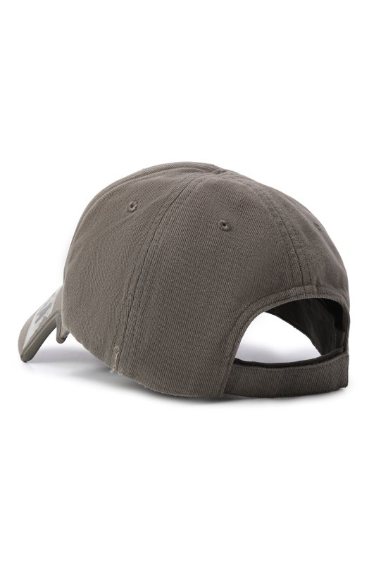 Хлопковая бейсболка Balenciaga 858087/410B2 Хаки  858087/410B2 Фото 2