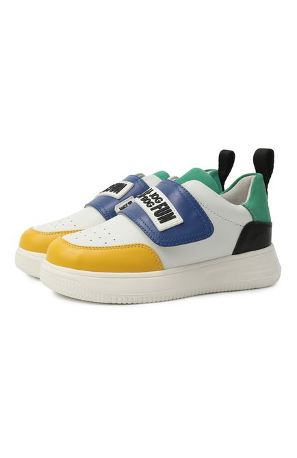 Кожаные кеды JOG DOG, арт. 2635BUINF5-107