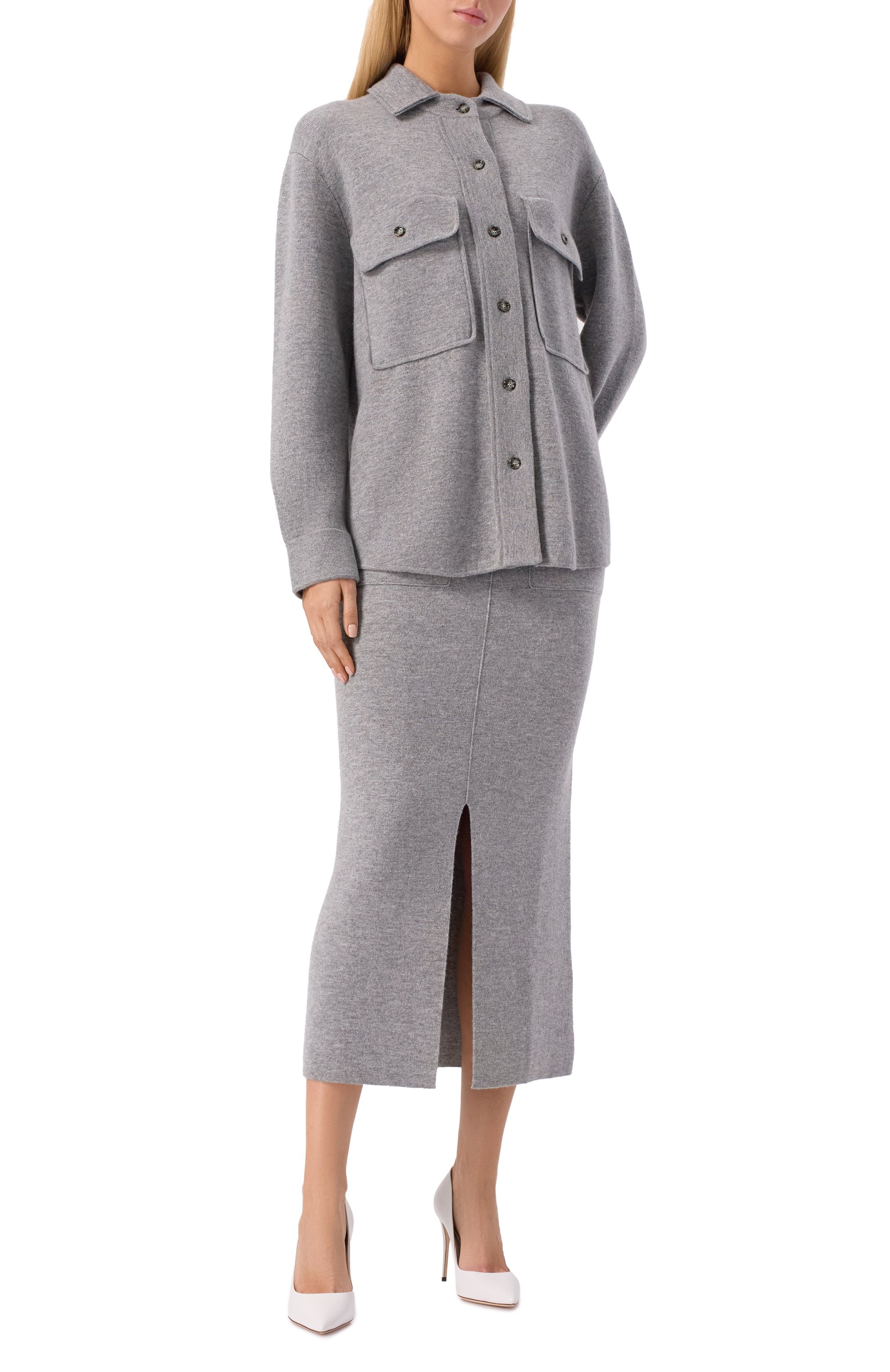 Юбка из шерсти и кашемира ALLUDE, арт. 255/17617, фото 2