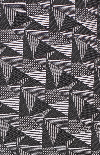 Шелковый галстук с узором TURNBULL & ASSER, арт. TIE002-BB230, фото 3
