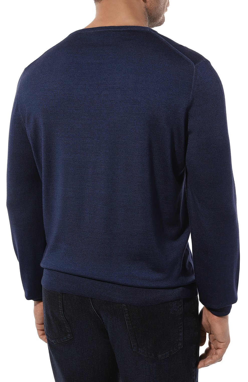 Джемпер из шерсти и шелка CANALI, арт. C0480B/MX01165, фото 4