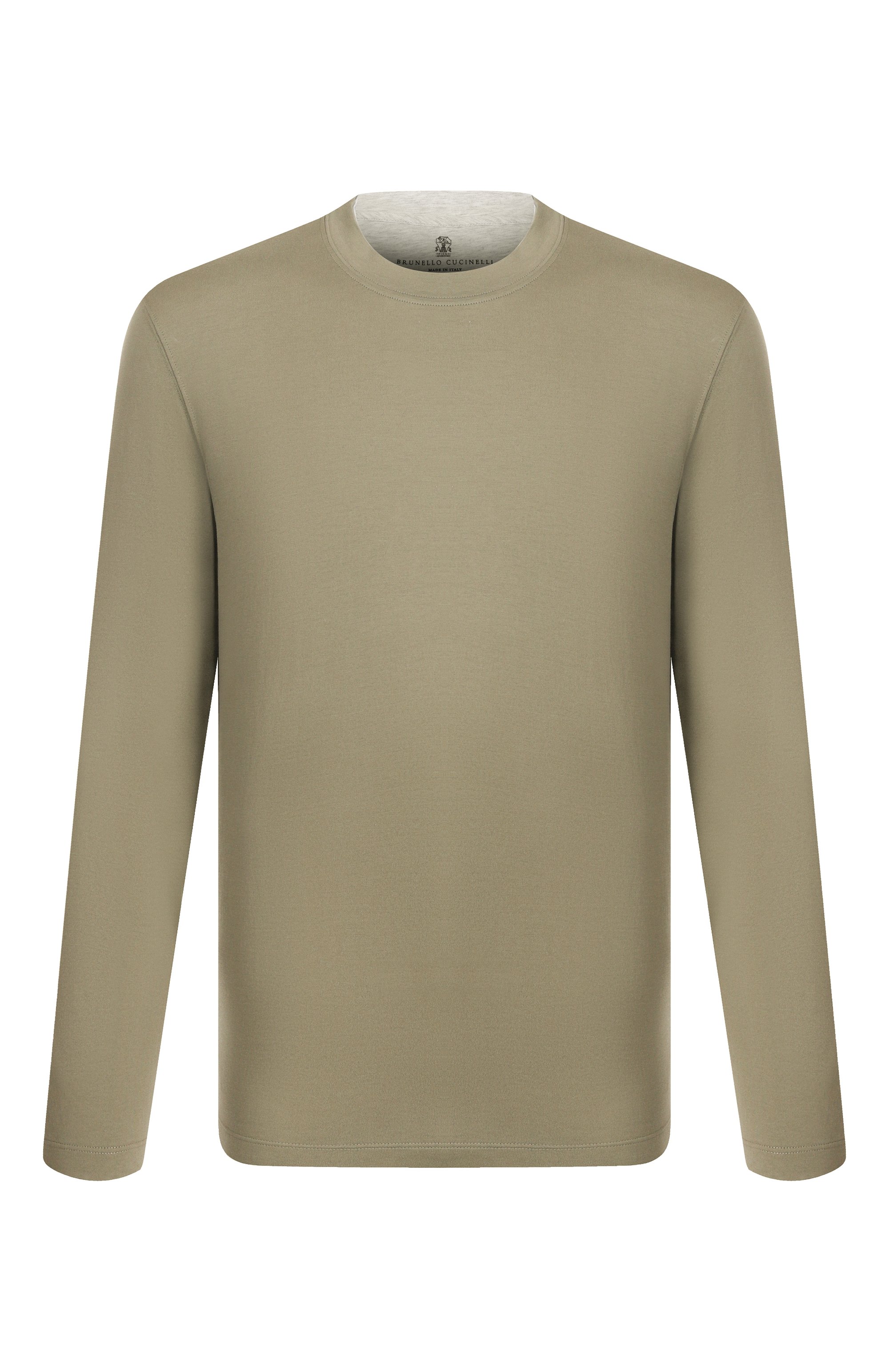 Хлопковый лонгслив BRUNELLO CUCINELLI, арт. M0B137433, фото 1