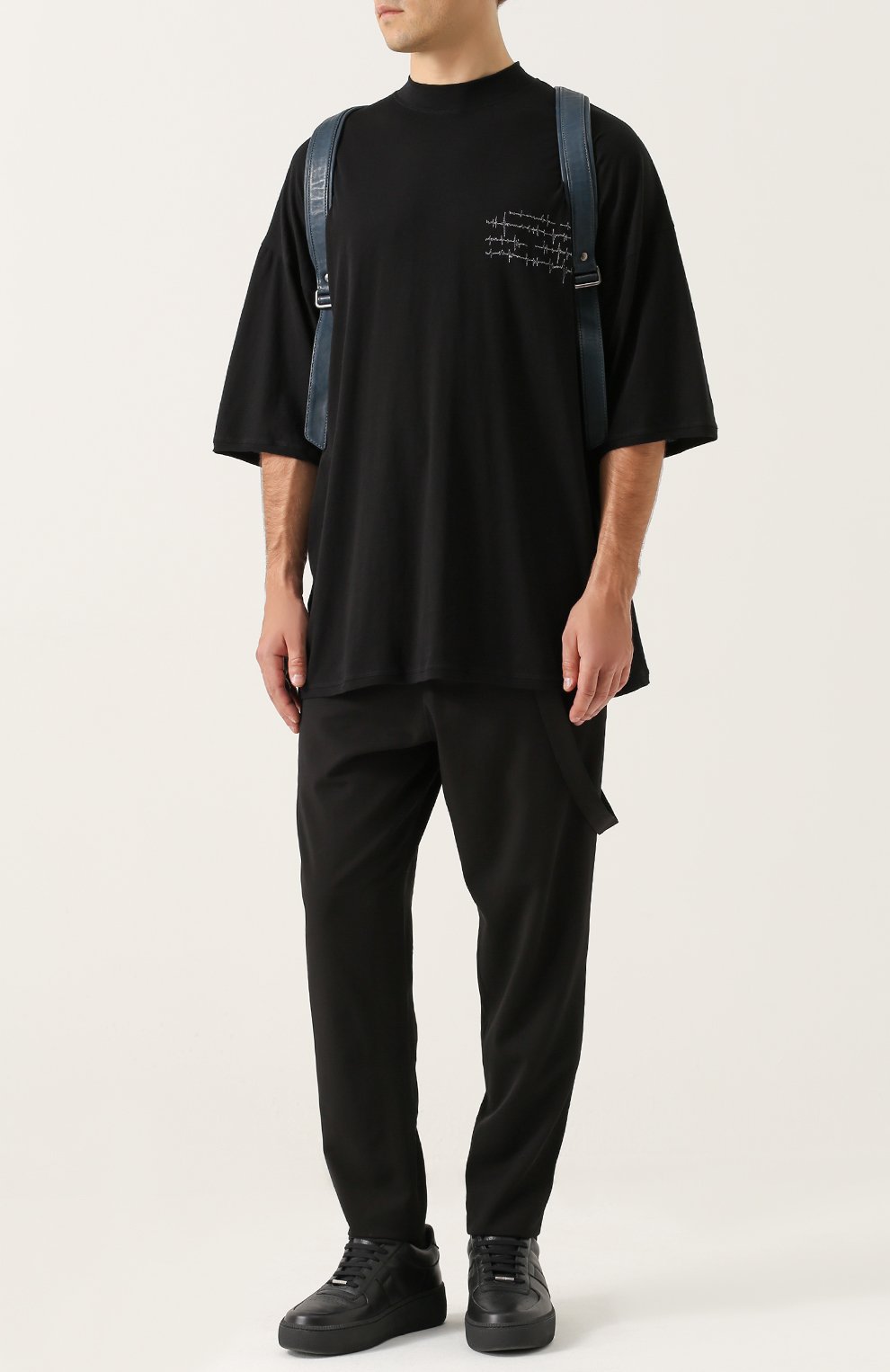 Шерстяные брюки свободного кроя ISABEL BENENATO, арт. UW05F17, фото 2