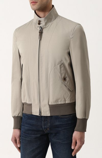 Куртка на молнии с воротником-стойкой TOM FORD, арт. BP052/TF0327, фото 3