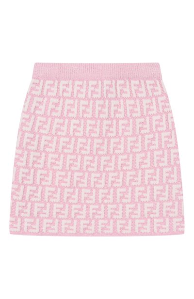 Юбка из хлопка и вискозы FENDI, арт. JFG240/AVW7