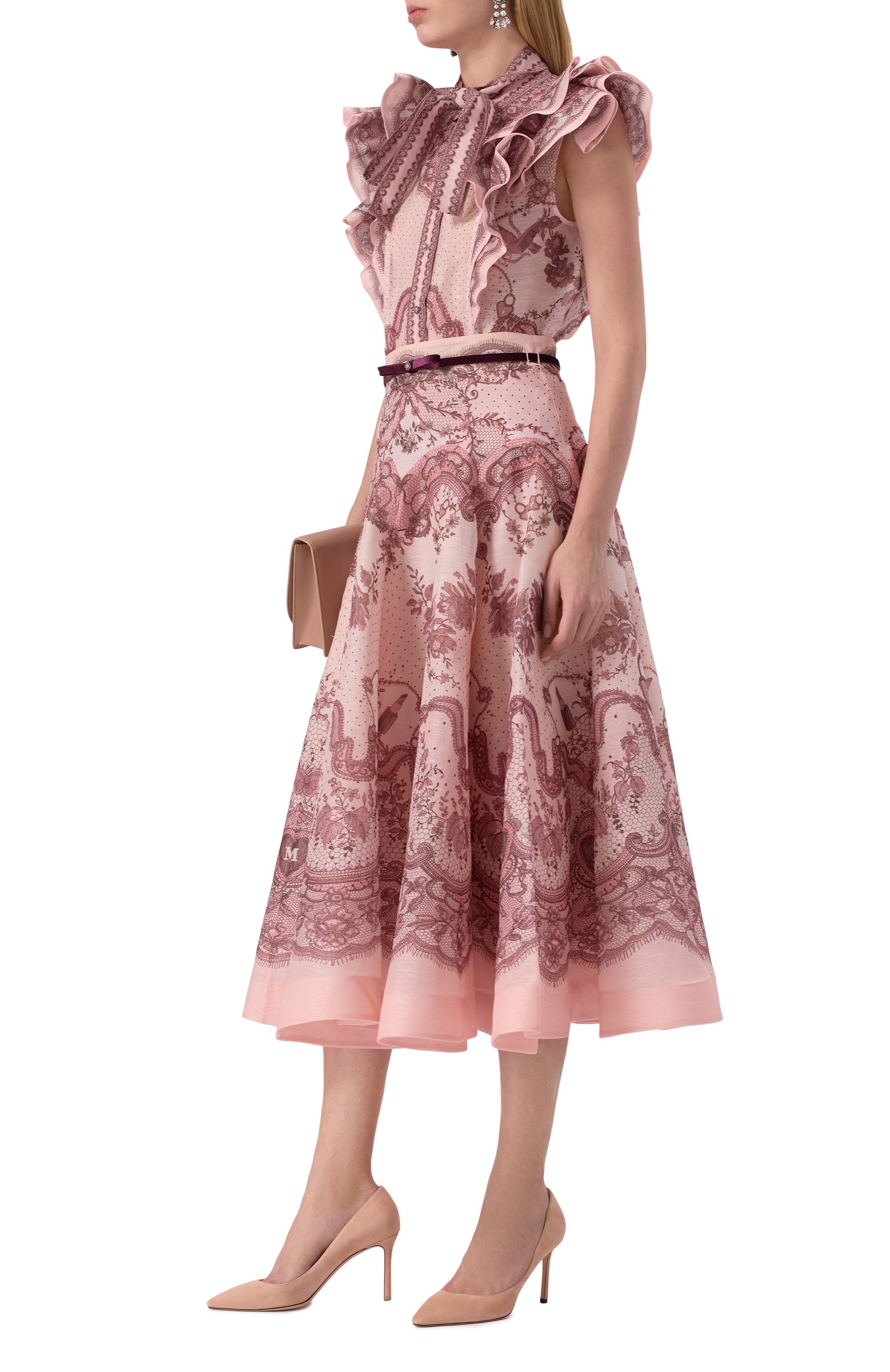 Юбка изо льна и шелка ZIMMERMANN, арт. 2272SR251, фото 2