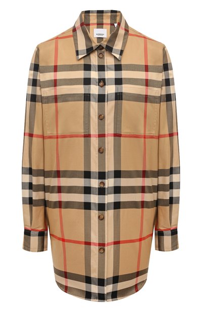 Хлопковая рубашка BURBERRY, арт. 8071338, фото 1