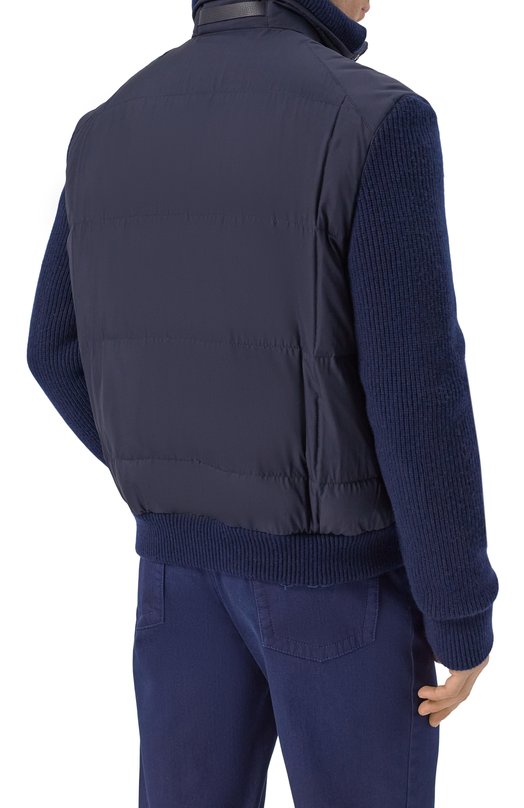 Комбинированный бомбер Zilli GSW114M0601V00000 Синий  GSW114M0601V00000 Фото 4