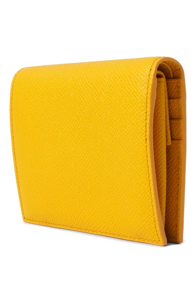 Кожаное портмоне FERRAGAMO желтого цвета по цене 68550 руб., арт. 22D780/794468, фото 2 Кожаное портмоне FERRAGAMO, арт. 22D780/794468, фото 2