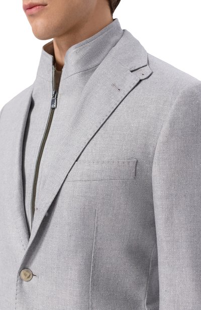 Пиджак из шелка и шерсти CORNELIANI, арт. 27X595/2718266, фото 5