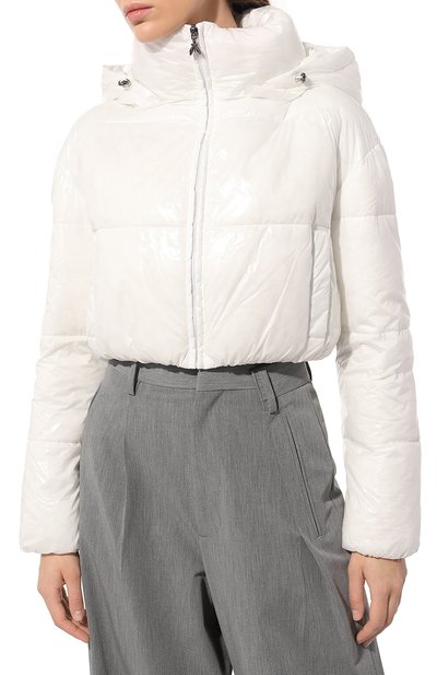 Утепленная куртка PATRIZIA PEPE белого цвета по цене 37800 руб., арт. 8O0085_A304, фото 3 Утепленная куртка PATRIZIA PEPE, арт. 8O0085_A304, фото 3