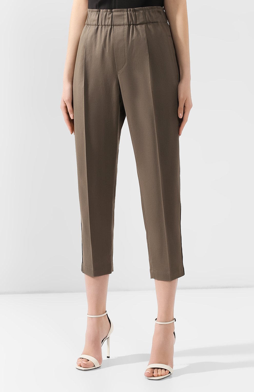 Хлопковые брюки BRUNELLO CUCINELLI, арт. MP130P7041, фото 3