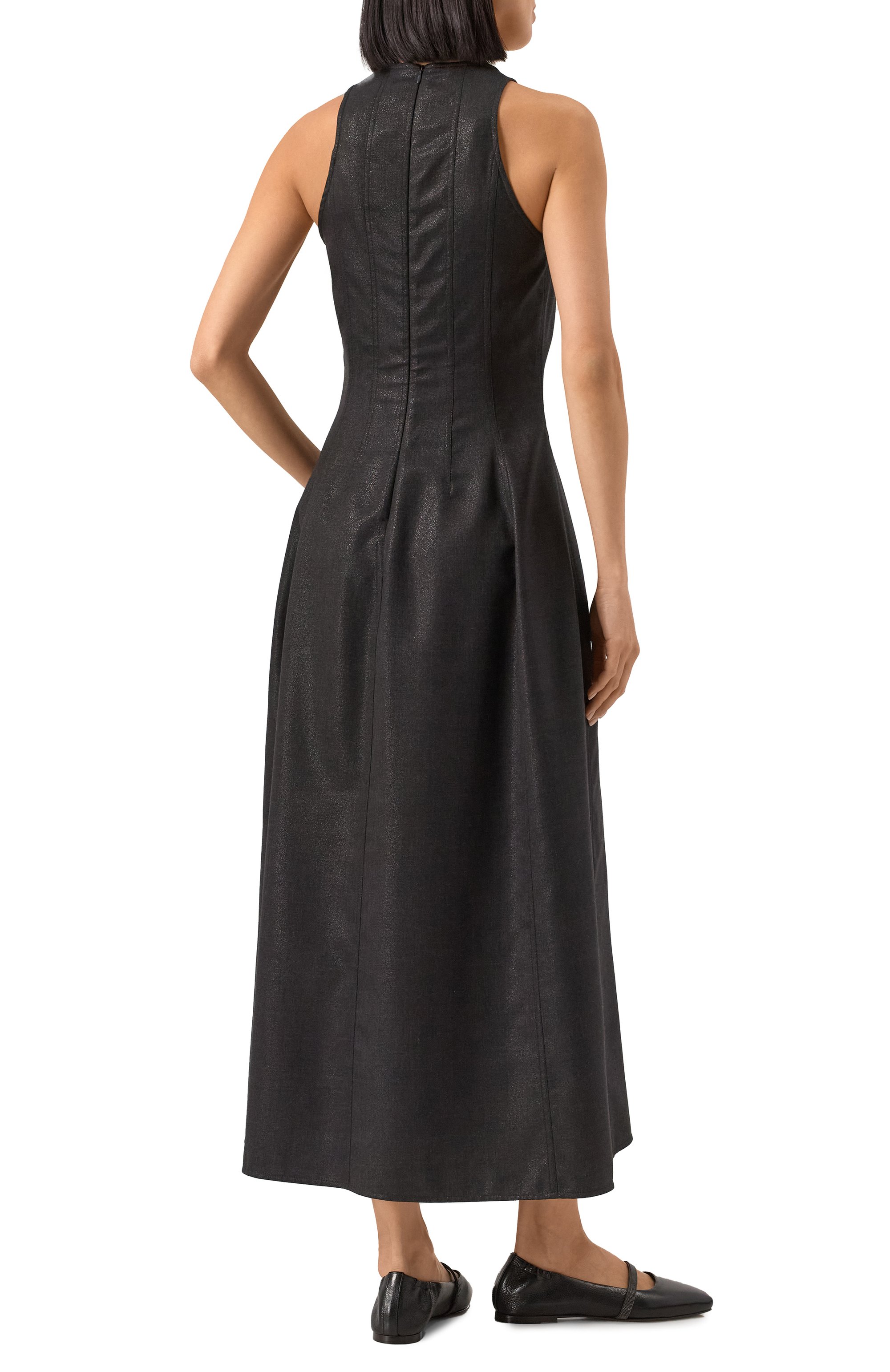 Шерстяное платье BRUNELLO CUCINELLI, арт. MG502A5301, фото 4