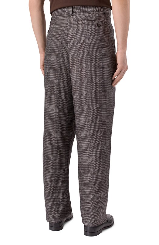Брюки из вискозы Giorgio Armani GM002035/TE17944 Серый  GM002035/TE17944 Фото 4