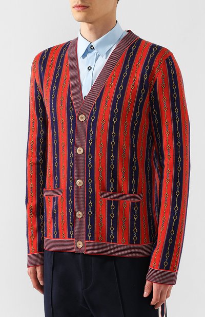 Кардиган из смеси хлопка и шерсти GUCCI, арт. 572622/XKAKW, фото 3