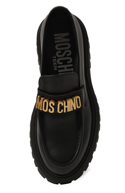Кожаные лоферы MOSCHINO, арт. 78746/VAR1/36-41, фото 4