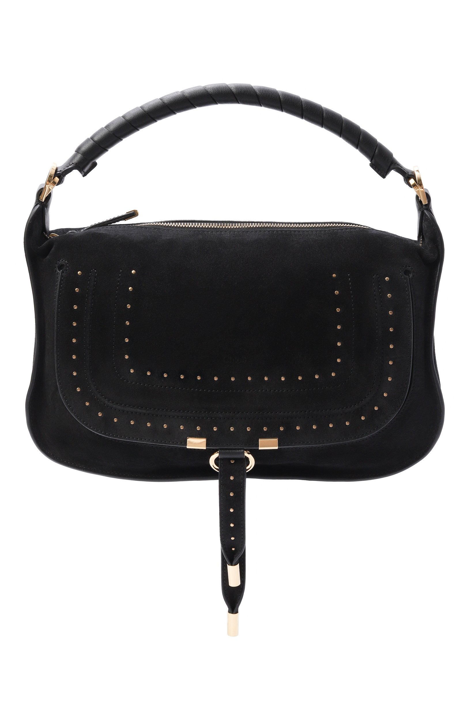 Сумка marcie small CHLOÉ черного цвета по цене 279000 руб., арт. CH26AS882S82, фото 1 Сумка marcie small CHLOÉ, арт. CH26AS882S82, фото 1