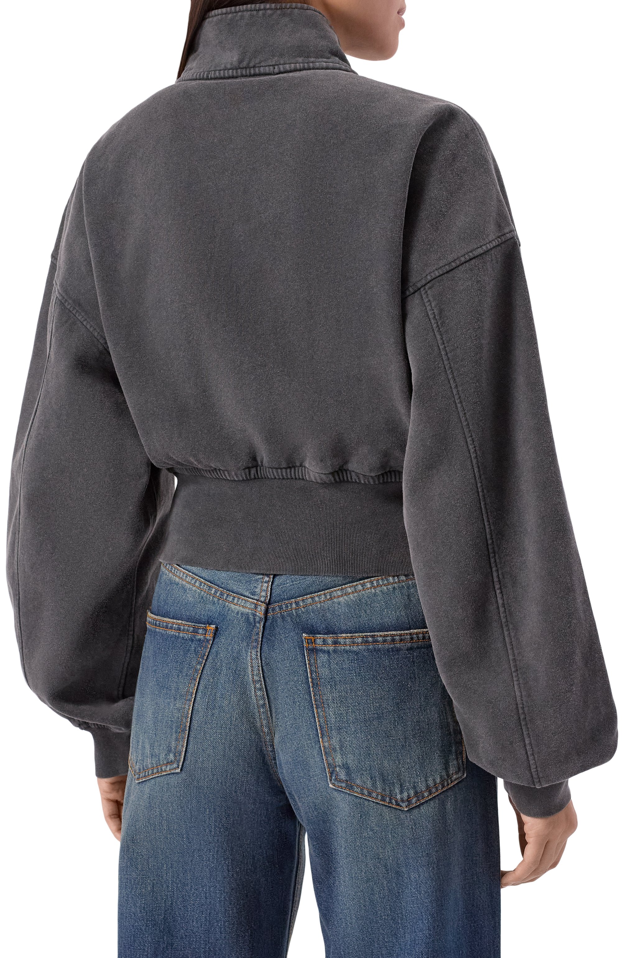 Хлопковый свитшот ALEXANDERWANG.T, арт. 4CC4251149, фото 4