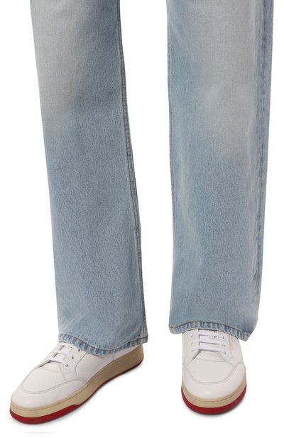 Кожаные кеды sl/61 SAINT LAURENT, арт. 713600/2W4AA, фото 3