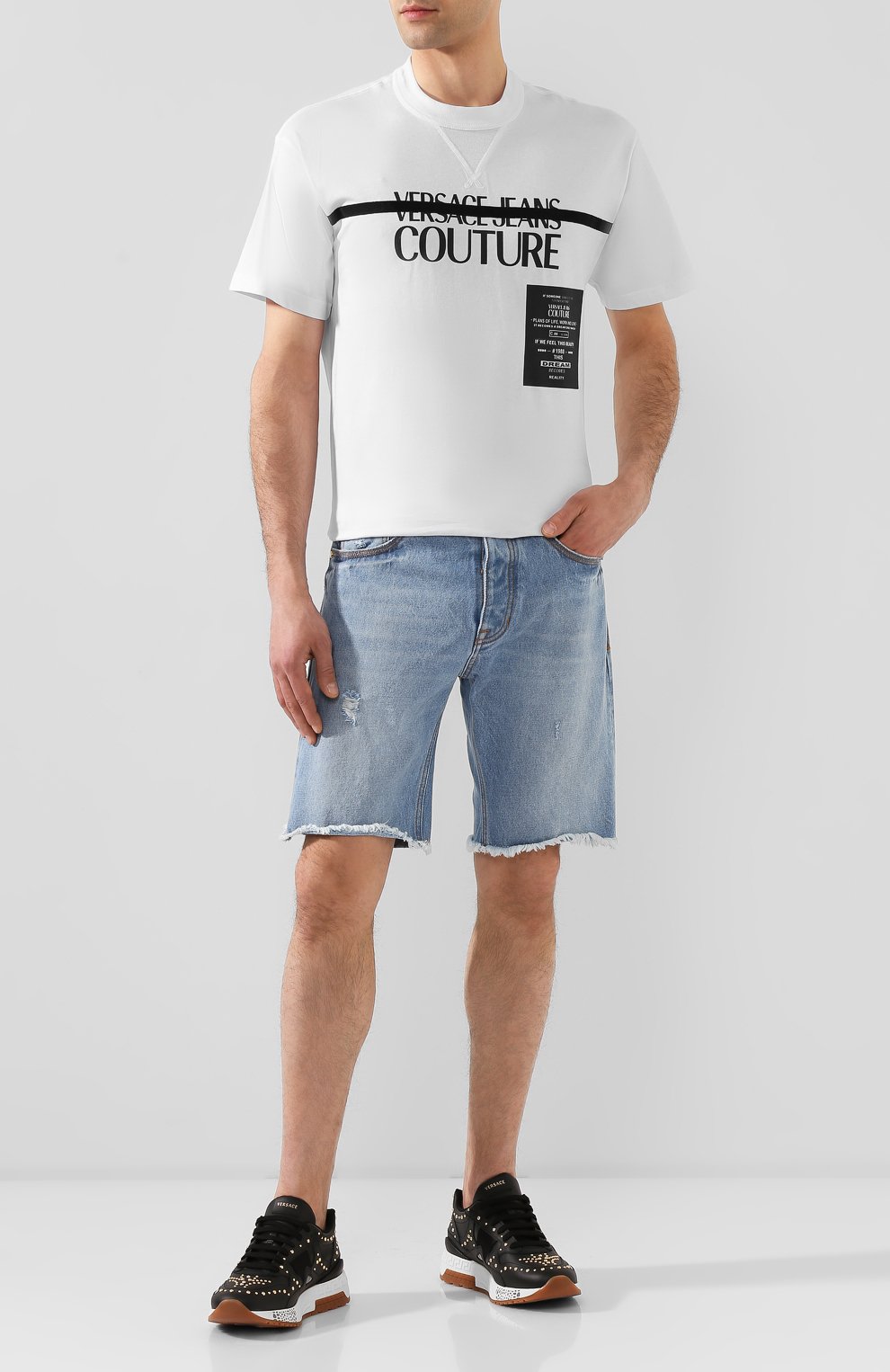 Джинсовые шорты VERSACE JEANS COUTURE, арт. A4GVB17I-VUM507/A0K5Z, фото 2