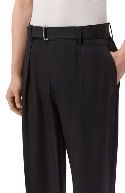 Брюки из хлопка и шелка ATTACHMENT черного цвета по цене 79150 руб., арт. AP61-042, фото 5 Брюки из хлопка и шелка ATTACHMENT, арт. AP61-042, фото 5