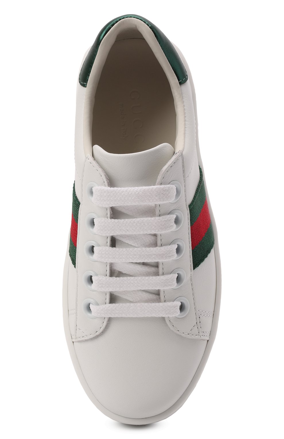 Кожаные кеды GUCCI, арт. 433148/CPWE0, фото 4