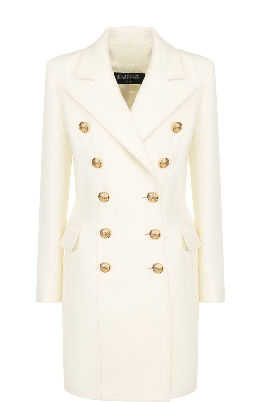 Двубортное пальто из смеси шерсти и кашемира BALMAIN, арт. 142400/W006, фото 1