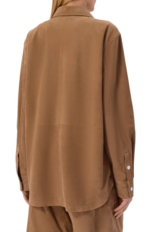 Замшевая рубашка MVST M26.2PW.L022/L010 SUEDE Бежевый  M26.2PW.L022/L010 SUEDE Фото 4