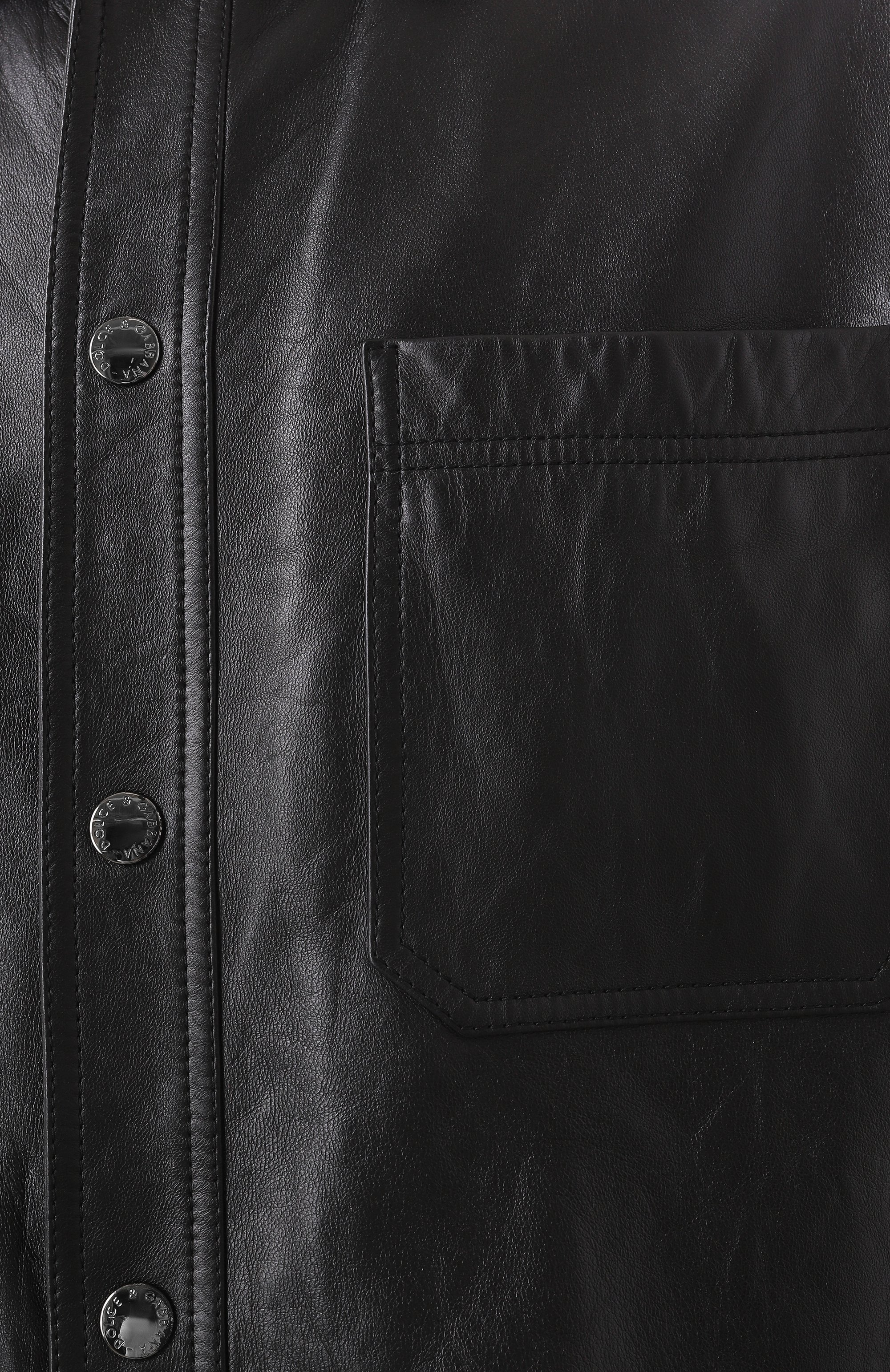 Кожаная рубашка DOLCE & GABBANA, арт. G5LD2L/GG724, фото 6