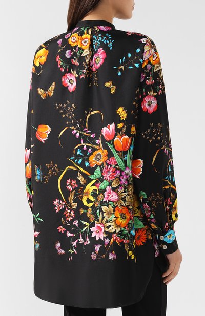 Шелковая рубашка GUCCI, арт. 550600/ZLQ89, фото 4