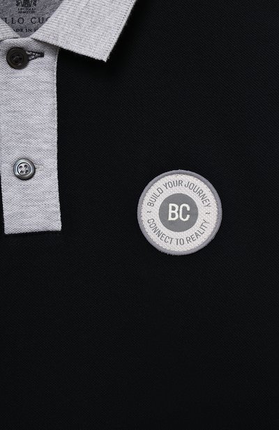 Хлопковое поло BRUNELLO CUCINELLI, арт. B0021T322C, фото 3